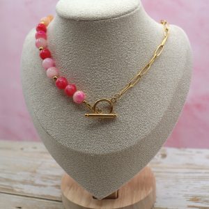 Collar Half-Rosa