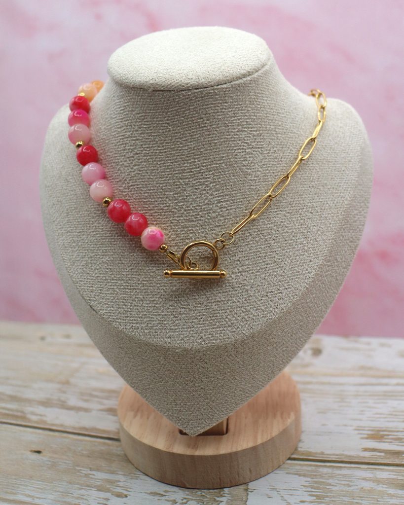 Collar Half-Rosa