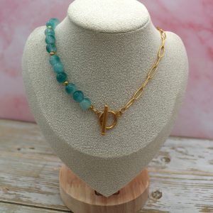 Collar Half-Turquesa