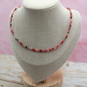 Collar Multicolor Rojizo