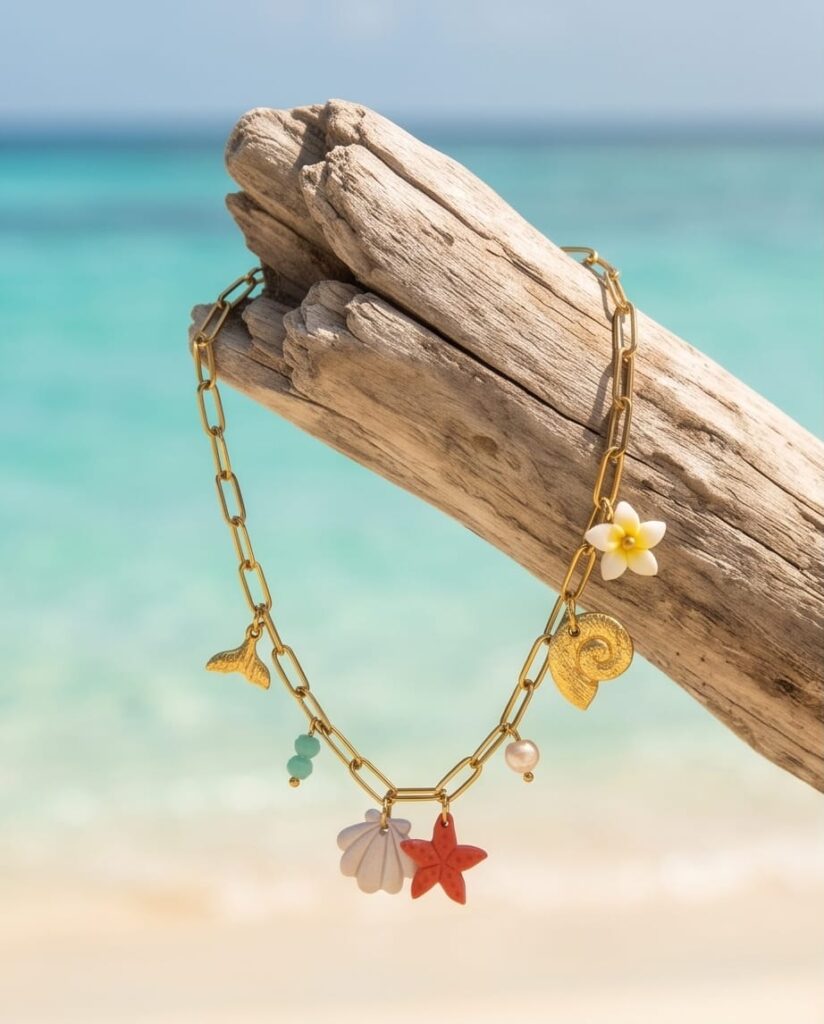Collar Charms Playa