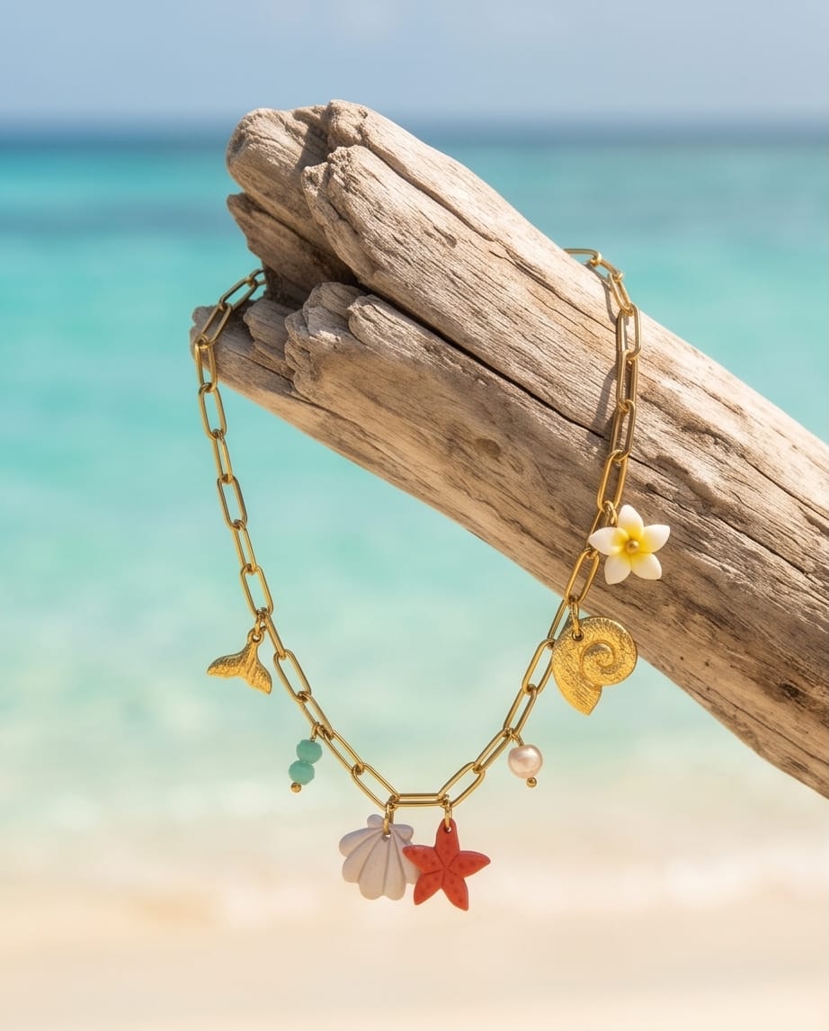 Collar Charms Playa